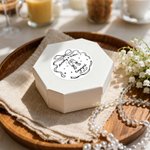 Personalized Romantic Wedding Bow Waterproof Stickers with Name Gift Decor Wedding Bridal Shower Party Favors for Couple