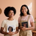 Spersonalizowany kubek ceramiczny z imieniem i nazwiskiem I Am Unstoppable Black Woman Journal Notebook Codzienne użytkowanie Motywacyjny prezent urodzinowy dla kobiet