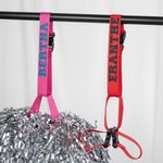 Porte-pommes multicolore réglable avec nom pailleté Accessoire d'entraînement pour les pom-pom girls Cadeau de match pour les pom-pom girls