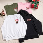 Personnalisé 1-3 Pet Face Photos Soft T-shirt Sweatshirt Hoodie avec Nom brodé Anniversaire Noël Cadeau pour les amoureux des animaux de compagnie
