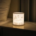 Personalised 3D Printed 1-2 Photos Luminous Relief Translucent Light Home Decoration Birthday Memorial Condolence Gift for Family Friends