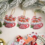 Tasse personnalisée « 3-6 Gingerbread Cocoa » à double impression, décoration de Noël avec prénom, objet de décoration d'intérieur, cadeau de Noël pour la famille et les amis