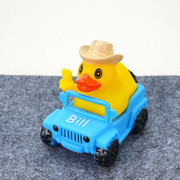 Personalised Cute Mini Jeep Rubber Duck with Name Interesting Car Accessory Birthday Gift for Jeep Owners