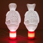 Personalised Sushi Soy Sauce Fish LED Lamp with Name Home Decor Birthday Gift for Food Enthusiasts