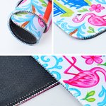 Spersonalizowana podkładka pod mysz Chinoiserie Flamingo Podkładka pod mysz na biurko z inicjałami Akcesoria komputerowe Powrót do szkoły Prezent urodzinowy dla przyjaciół i współpracowników