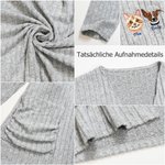 Personalisierte Strickjacke mit Gestickten Haustierfotos und Namen Alltagskleidung Geburtstagsgeschenk für Tierhalter 8