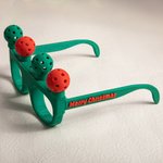Personalisierte 3D-gedruckt Light Up Miniatur Pickleball Brille mit Text Party Dekoration Weihnachtsgeschenk für Pickleball-Liebhaber
