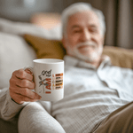 Personlig Gud sier bibelvers 11 oz 15 oz keramisk kaffekrus med navn bursdag julegave til familie venner kristne