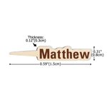 Personalised Multicolour Name Wooden Cribbage Pegs Set of 3 Board Game Accessories Birthday Gift for Cribbage Lovers