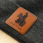 Personalized Multicolour Horse Photo Knitted Beanie Hat with Name Daily Accessories Birthday Gift for Horse Lovers Riders 5