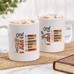 Personlig Gud sier bibelvers 11 oz 15 oz keramisk kaffekrus med navn bursdag julegave til familie venner kristne