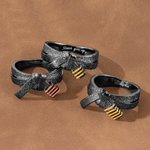 Personalizado Arte Marcial Cinturón Negro Dan Rayas Anillo con texto grabado Equipo Belt Raking Regalo para Karate BJJ Taekwondo Aikido Lover