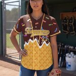 Maillot de baseball personnalisé avec nom et numéro Cadeau d'équipe pour joueurs de baseball