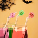 Personalized Magic Witch Potion Handmade Bottle Stirrers with Name Set of 5 Drink Decor Halloween Party Gift for Family Friends
