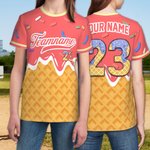 Maillot de baseball personnalisé avec nom et numéro Cadeau d'équipe pour joueurs de baseball