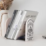 Fermalibro personalizzato Retro Reading Girl con nome Compleanno Regalo di ritorno a scuola per topi di biblioteca