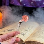 Personalized Magic Witch Potion Handmade Bottle Stirrers with Name Set of 5 Drink Decor Halloween Party Gift for Family Friends