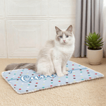 Personalized Cute Multicolour Polka Dot Soft Pet Bed Mat with Name Outdoor Activities Birthday Gift for Pet Owners Lovers 2