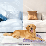 Personalized Cute Multicolour Polka Dot Soft Pet Bed Mat with Name Outdoor Activities Birthday Gift for Pet Owners Lovers 6