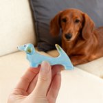 Personalizada Dachshund Perro de cerámica Trinket Plato Anillo Titular con texto Cumpleaños Boda Aniversario de regalo para las mujeres comprometidas Parejas