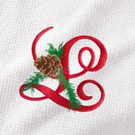 Personalised Embroidered Christmas Monogram 100% Cotton Kitchen Tea Towel Kitchen Supplies Christmas Gift for Family Chefs