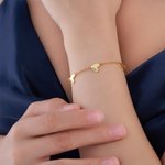 Pulsera personalizada con varios corazones y de 1 a 5 nombres grabados joyería minimalista regalo de cumpleaños o aniversario para mujer y chica