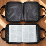 Personalised Bible Verse Cartoon Character Bible Storage Bag Daily Use Thanksgiving Day Christening Gift for Christian Family Friends