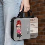 Personalised Bible Verse Cartoon Character Bible Storage Bag Daily Use Thanksgiving Day Christening Gift for Christian Family Friends