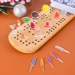 Spersonalizowane akrylowe kołki do gry w Cribbage z imieniem i nazwiskiem Podróżny prezent urodzinowy dla miłośników gry w Cribbage