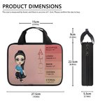 Personalised Bible Verse Cartoon Character Bible Storage Bag Daily Use Thanksgiving Day Christening Gift for Christian Family Friends