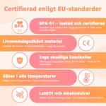 Personlig 475 ml barnflaska med skogsdjur och namn silikonpip passar pojkar och flickor perfekt till skolstart och födelsedag