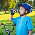 Personlig 475 ml barnflaska med skogsdjur och namn silikonpip passar pojkar och flickor perfekt till skolstart och födelsedag