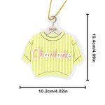Personalised Chunky Knit Sweater Acrylic Ornament with Name and Birth Information Home Tree Decor Baby's 1st Christmas Gift for New Baby New Parent