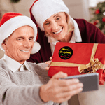 Autocollants personnalisés Joyeux Noël de la part de l'imperméable à l'eau avec nom Décoration de Noël Cadeau de fête pour la famille Ami(e)