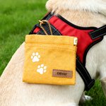 Personalised Multicolour Dog Paw Dog Treat Pouch with Name Outdoor Dog Walking Bag Holder Snack Reward Gift for Pet Lovers