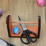 Gepersonaliseerde Knopen Houten Draadhouder met Tekst en Magneet Naaigereedschap Moederdag Verjaardagscadeau voor Naaldwerkliefhebbers