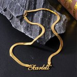 Personalizado Múltiples Fuentes Espiga Cadena Collar con Nombre Aniversario Cumpleaños Regalo para Amigos Mujeres