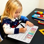 Personalised Rainbow Tractor Acrylic Handwriting Name Tracing Board with A Dry-erase Pen Home Learning Teaching Tool Birthday Gift for Boys Girls
