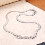 Personalizado Múltiples Fuentes Espiga Cadena Collar con Nombre Aniversario Cumpleaños Regalo para Amigos Mujeres