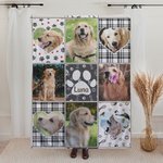 Per quando mi manchi - Coperta personalizzata con foto e nome del tuo cucciolo