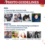 Personalisierte Weihnachtslichter Beste Reise Foto Acryl hängenden Ornament mit Text Jahr und goldenen Seil Home Decor Weihnachtsgeschenk für Familie Freunde