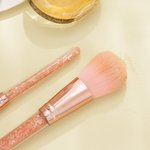 Set de 8 Pinceaux de Maquillage Personnalisé avec Nom Cadeau Anniversaire Saint-Valentin pour Femmes