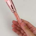 Set de 8 Pinceaux de Maquillage Personnalisé avec Nom Cadeau Anniversaire Saint-Valentin pour Femmes