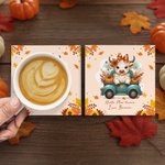 Henkilökohtainen söpö Highland Cow Pumpkin 11 oz 15 oz Keraaminen muki nimellä Syksyn kiitospäivä Syntymäpäivälahja Highland Cow ystäville