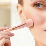 Set de 8 Pinceaux de Maquillage Personnalisé avec Nom Cadeau Anniversaire Saint-Valentin pour Femmes
