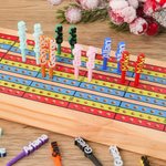 Personalized Multicolour Portable 3D Printing Cribbage Pegs with Name Set of 3 Game Night Party Gift for Cribbage Lovers Friends