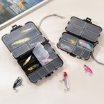 Personalized Portable Fishing Storage Box Set with Lifelike Fishing Lures and Name Fishing Accessories Father's Day Gift for Fishing Enthusiasts