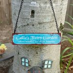 Personalised Multicolour Retro Garden Metal Sign with Name Garden Decor Housewarming Birthday Gift for Gardening Enthusiasts