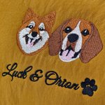 Gepersonaliseerde schattige 1-2 huisdier gezicht portretten verstelbare taille riem tas met naam kerstcadeau voor dierenliefhebbers