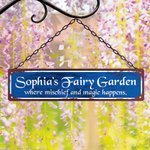 Personalised Multicolour Retro Garden Metal Sign with Name Garden Decor Housewarming Birthday Gift for Gardening Enthusiasts